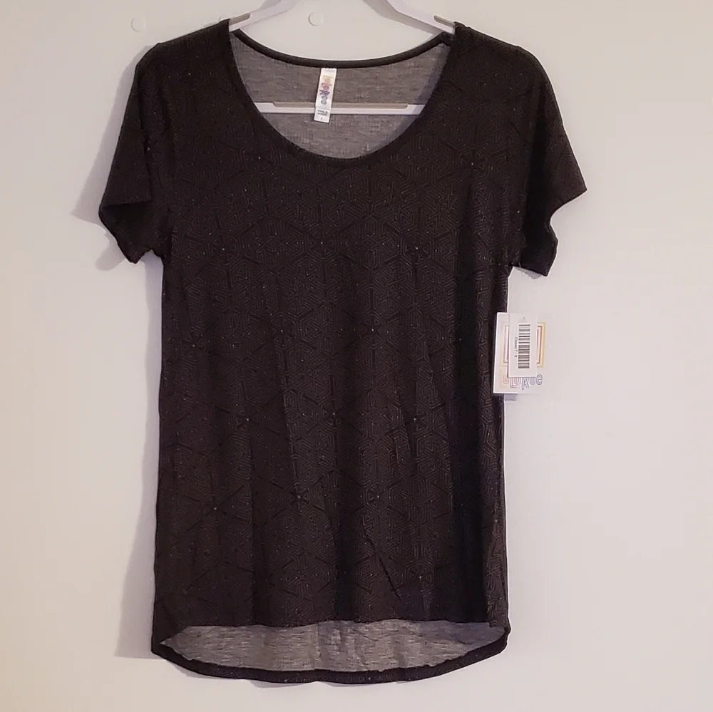 NWT LuLaRoe S Art Deco Geometric Black Classic T Tee Top - Pretty Gift! - Picture 12 of 16
